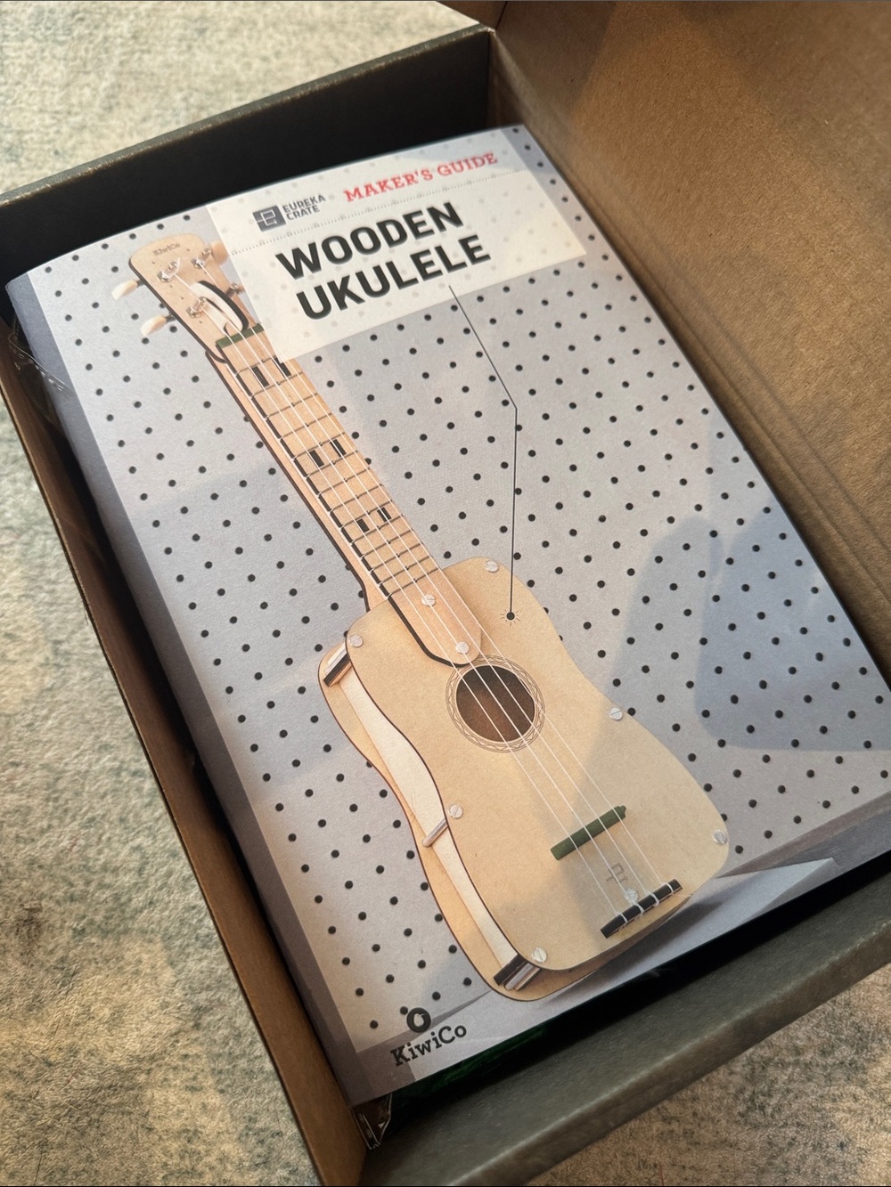 KiwiCo Wooden Ukulele Maker's Kit — Natural Wood